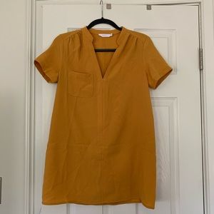 Lush mustard dress